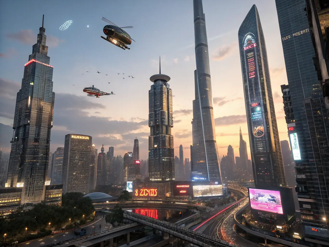 A futuristic image representing the potential of AI in shaping the future of blogging and content creation.