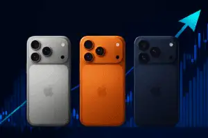 Apple iPhone 17 launch event with crowds lining up at Apple Store